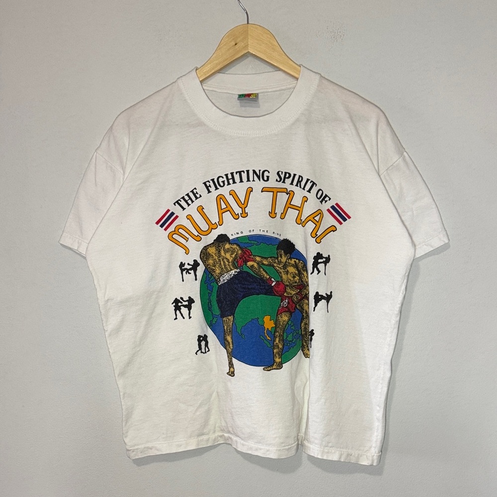 Vintage Muay Thai King Of The Ring T-Shirt / 90s / Single Stitch